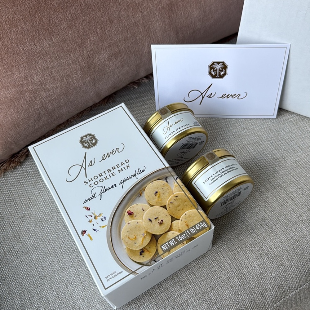 NEW As Ever Flower Sprinkles Tin & Shortbread Mix (by Meghan, Duchess of Sussex)